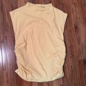 Abercrombie & Fitch Light Yellow Tank Top